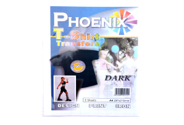 Phoenix T-Shirt Transfer Paper - Dark 5 Sheets