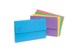 Exacompta Forever  Document Wallet Manilla Foolscap Assorted (Pack of 25) 211/5000