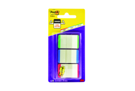 Post-it Strong Index Coloured Tips Red/Green/Blue (Pack of 66) 686L-GBR