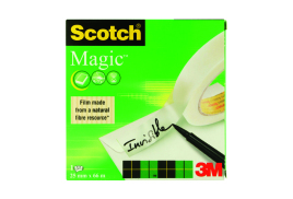 Scotch Magic Tape 810 Solvent-Free 25mmx66m Transparent 8102566