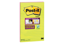 Post-it Notes Super Sticky 127 x 203mm Ultra (Pack of 2) 5845-SSEU