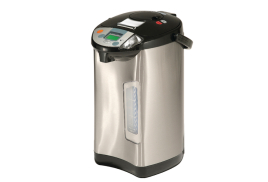 Addis 5L Thermo Pot Stainless Steel/Black (3 way dispensing: manual, cup and auto) 516522