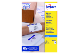 Avery Inkjet Address Labels 14 Per Sheet White (Pack of 350) J8163-25