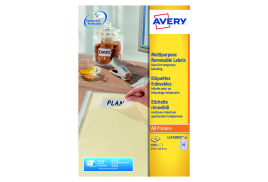 Avery Removable Labels 80 Per Sheet White (Pack of 2000) L4732REV-25