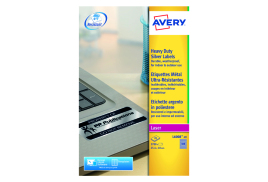 Avery Laser Label H/Duty 189 Per Sheet Silver (Pack of 3780) L6008-20