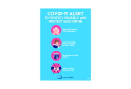 Avery Virus Prevention Label 420x297mm A3 (Pack of 2) COVVPA3