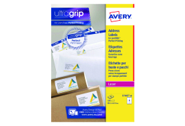 Avery Ultragrip Laser Labels 99.1x67.7mm White (Pack of 320) L7165-40
