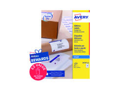 Avery Inkj Label 63.5x33.9mm 24 Per Sheet Wht (Pack of 2400) J8159-100