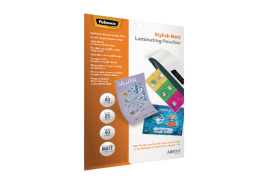 Fellowes Admire A3 Laminating Pouches Matte (Pack of 25) 5602201