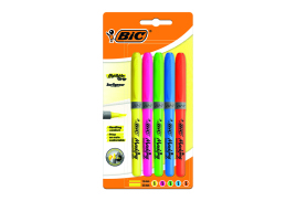 BIC Chisel Tip Highlighter Grip Assorted (Pack of 5) 894324