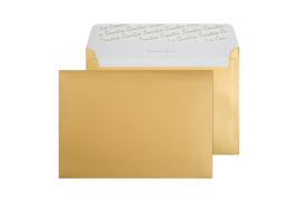C5 Wallet Envelope Peel and Seal 130gsm Metallic Gold (Pack of 250) 313