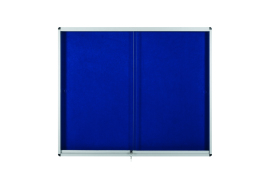 Bi-Office Lockable Internal Display Case 890x625mm Blue VT690107160