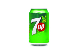 7-Up Lemon and Lime Carbonated Canned Soft Drink 330ml (Pack of 24) 402010