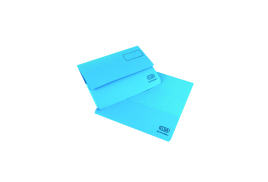 Elba Strongline Document Wallet Bright Manilla Foolscap Blue (Pack of 25) 100090140
