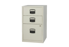 Bisley 3 Drawer Filing Cabinet A4 413x400x672mm Goose Grey PFA3-87