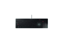 CHERRY KC 6000 Slim Ultra Flat Wired Keyboard Black JK-1600GB-2