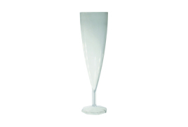 Plastic Champagne Glasses Clear (Pack of 10) C7025A
