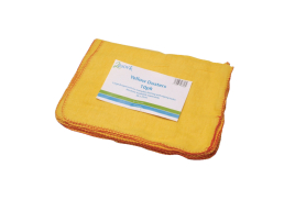 2Work Yellow Duster 508 x 355mm (Pack of 10) 103088