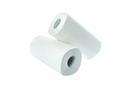 2Work Kitchen Roll (Pack of 2) x12 White CT73665