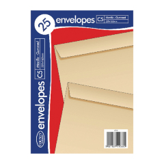 County Stationery C5 Manilla Gummed Envelopes (Pack of 500) C510 Image
