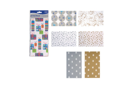 County Stationery  Printed Tissue Assorted Designs (Pack of 60) C195