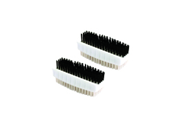 Plastic Nail Brush White (Pack of 2) CL.190/2