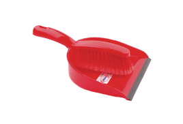 Dustpan and Brush Set Red (Soft bristled handle) 102940RD