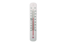 Office Thermometer H200xW45mm White CY61761