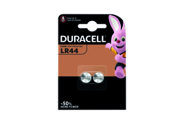 Duracell LR44 Alkaline Button Batteries (Pack of 2) A76/2