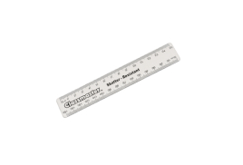 Classmaster Shatter Resistant Ruler 15cm Clear (Pack of 100) R15C