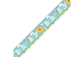 Baby Boy Banner Blue/Grey (Pack of 6) 6837-BBB-1
