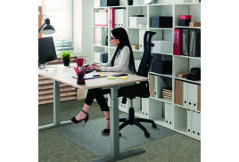 Floortex Polycarbonate Carpet Chair Mat 1500x1200x2.3mm 1115223ER