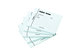 Exacompta Guildhall Telephone Message Pad 100 Sheet 127x102mm (Pack of 5) 1571