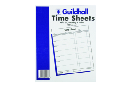Exacompta Guildhall Work Time Sheet Saturday - Friday 254x203mm (Pack of 100) 1653