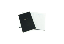 Exacompta Guildhall Company Visitors Book 160 Pages Blue T253