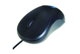 Computer Gear 3 Button Optical Scroll Mouse Black 24-0542
