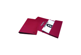 Elba Spring Pocket File 320gsm Foolscap Red (Pack of 25) 100090149