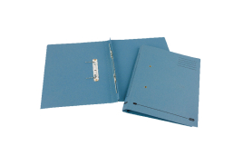 Elba Spirosort Spring File Foolscap Blue (Pack of 25) 100090159