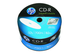 HP CD-R Inkjet Print 52X 700MB Wrap (Pack of 50) 69301