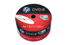 HP DVD-R 16X 4.7GB Wrap (Pack of 50) 69303