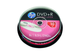 HP DVD+R DL 8X 8.5GB Spindle (Pack of 10) 69309