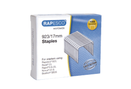 Rapesco 923/17mm Staples Galvanised Finish (Pack of 1000) 1240
