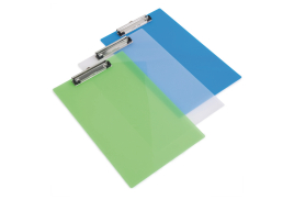 Rapesco Clipboard Frosted Transparent Assorted (Pack of 10) SHP PCBAS