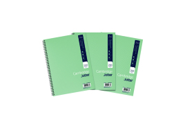 Cambridge Ruled Margin Wirebound Jotter Notebook 200 Pages A4 (Pack of 3) 400039062