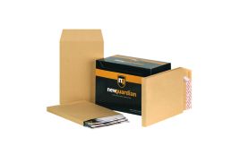 New Guardian C4 Envelopes Gusset 130gsm Manilla (Pack of 100) E27266