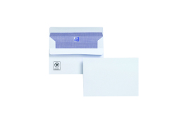 Plus Fabric C6 Envelope Wallet Self Seal 120gsm White (Pack of 500) F23470