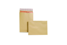 New Guardian C4 Envelopes Gusset Peel/Seal Manilla (Pack of 25) F27666