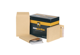 New Guardian Envelope 241x165x25mm P/Seal Manilla (Pack of 100) L27306
