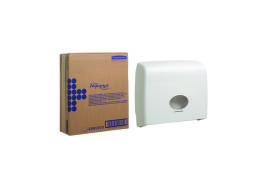 Aquarius Ripple Midi Jumbo Non-Stop Toilet Tissue Dispenser White 6991
