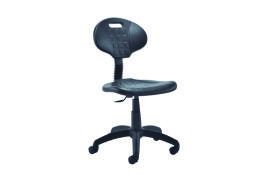 Jemini Factory Chair 570x280x610mm Polyurethane Black KF00197